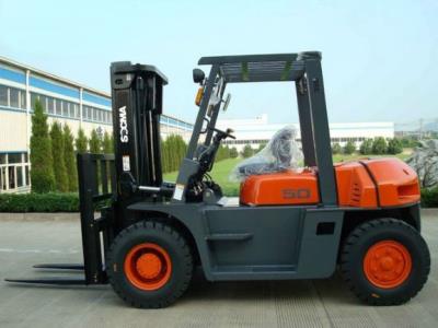 Import 5Ton Diesel Forklift Diesel Engine work in warehouse and Rental from chinese wholesale supplier and manufacturer