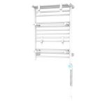 Import White Powder Coating Low Carbon Steel / Mild Steel Electric Heating Smart Towel Radiator from chinese wholesale supplier and manufacturer