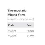 Import Thermostatic Mixing Valve(constant temperature) Y00475,Y00476 from chinese wholesale supplier and manufacturer