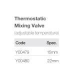 Import Thermostatic Mixing Valve(adjustable temperature) Y00479,Y00480 from chinese wholesale supplier and manufacturer