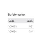 Import Safety Valve Y00493,Y00494 from chinese wholesale supplier and manufacturer