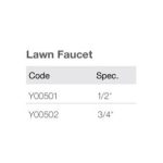 Import Lawn Faucet Y00501,Y00502 from chinese wholesale supplier and manufacturer