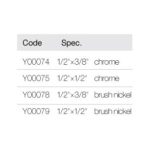 Import Angle Valves Y00074,Y00075,Y0078,Y0079 from chinese wholesale supplier and manufacturer