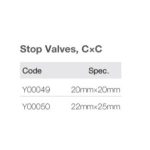 Import Stop Valves,CxC Y00049 from chinese wholesale supplier and manufacturer