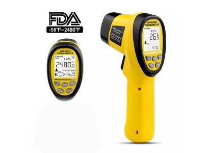 Import IR Thermometer (-50℃～1360℃) Digital Infrared Thermometer Dual Laser Temperature Gun from chinese wholesale supplier and manufacturer