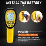 Import IR Thermometer (-50℃～1360℃) Digital Infrared Thermometer Dual Laser Temperature Gun from chinese wholesale supplier and manufacturer