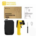Import IR Thermometer (-50℃～1360℃) Digital Infrared Thermometer Dual Laser Temperature Gun from chinese wholesale supplier and manufacturer