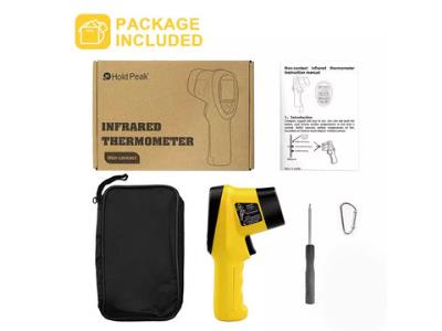 Import IR Thermometer (-50℃～1360℃) Digital Infrared Thermometer Dual Laser Temperature Gun from chinese wholesale supplier and manufacturer