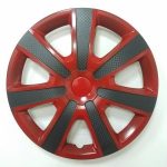 Import Wholesale PP ABS 13 14 15 inch Twin-Color Anti-wear Carbon Fiber Car Wheel Center Cover from chinese wholesale supplier and manufacturer