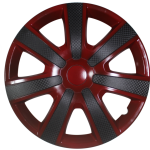 Import Wholesale PP ABS 13 14 15 inch Twin-Color Anti-wear Carbon Fiber Car Wheel Center Cover from chinese wholesale supplier and manufacturer
