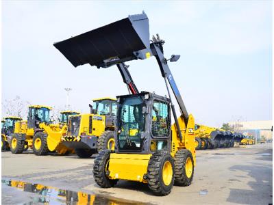 Import XCMG Official Multifunctional XC760K 1 ton Mini Skid Steer Loader With Attachments Price from chinese wholesale supplier and manufacturer