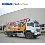 Import XCMG official HB37V China 37m small hydraulic concrete boom pump truck price from chinese wholesale supplier and manufacturer