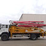 Import XCMG official HB37V China 37m small hydraulic concrete boom pump truck price from chinese wholesale supplier and manufacturer
