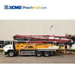 Import XCMG 52m tow truck mounted concrete pump HB52V with HOWO chassis for sale from chinese wholesale supplier and manufacturer
