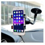 Import Long Arm Double Clip Car Dashboard Windshield 360 Rotating Suction Cup Mobile Phone Holder from chinese wholesale supplier and manufacturer