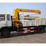 Import XCMG 8 ton hydraulic knuckle boom lorry crane telescoping truck mounted crane for sale from chinese wholesale supplier and manufacturer