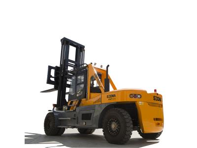 Import 30 Ton Diesel Heavy Forklift Truck Color Yellow OEM from chinese wholesale supplier and manufacturer
