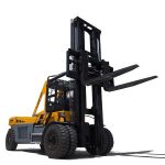 Import 30 Ton Diesel Heavy Forklift Truck Color Yellow OEM from chinese wholesale supplier and manufacturer