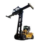 Import 45 Ton Diesel Heavy Forklift Truck Color Yellow with container spreader from chinese wholesale supplier and manufacturer