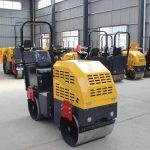 Import Hydraulic double drum rollers diesel engine ride on roller 1 ton road roller from chinese wholesale supplier and manufacturer