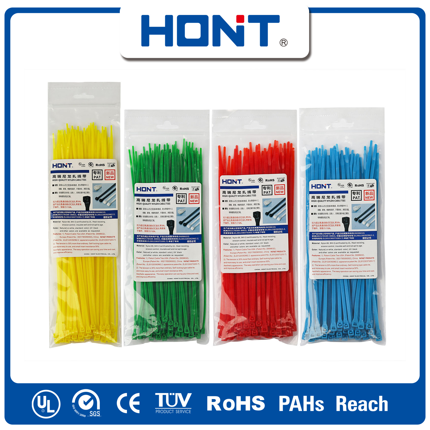 Import Tensile Enhanced Nylon Cable Ties from chinese wholesale supplier and manufacturer