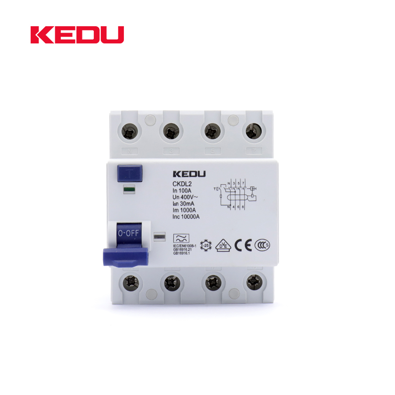 Import Electromagnetic Residual current circuit breakers (RCCB) 4P （6KA 10KA）（25A 32A 40A 63 A 80A from chinese wholesale supplier and manufacturer