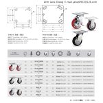 Import parts of cart （caster） from chinese wholesale supplier and manufacturer