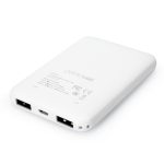 Import Primavox 5000mAh Portable White Color Ultra-thin Power Bank from chinese wholesale supplier and manufacturer