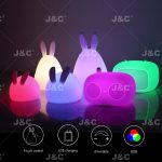 Import J&C LED Kids light KNL01/02 Radio& TV shape silicone lamp nursery night light for baby color changing lamps for bedrooms gift pat light with Touch Sensor 3*AA battery use or recargeable battery from chinese wholesale supplier and manufacturer