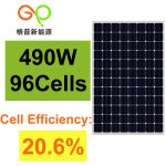 Import MONO 490W SOLAR PANEL from chinese wholesale supplier and manufacturer