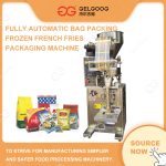 Import Fully Automatic Bag Packing Frozen French Fries Packaging Machine from chinese wholesale supplier and manufacturer
