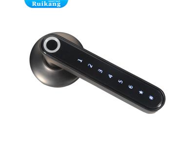 Import Biometric touch bluetooth fingerprint electromagnetic slide keyless home smart door lock from chinese wholesale supplier and manufacturer