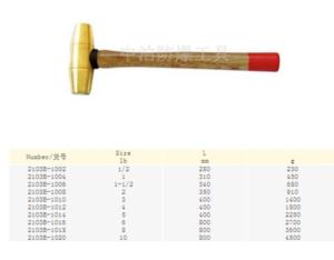 Import Brass Hammer, Drum Type from chinese wholesale supplier and manufacturer