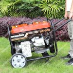 Import GP7000E Gasoline / petrol generator Rated power:6.5 KW Max power:7.0 KW E-start from chinese wholesale supplier and manufacturer
