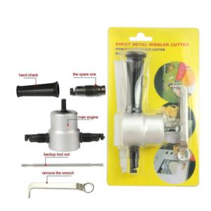 Import Double Head Nibbler Cutter Tool Drill Attachment for Metal Sheet from chinese wholesale supplier and manufacturer