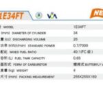 Import GASOLINE ENGINE 1E34FT from chinese wholesale supplier and manufacturer