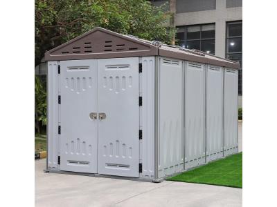 Import Large Backyard Garden Shed -4 room from chinese wholesale supplier and manufacturer