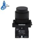Import LAY5-EL21 convex head black plastic button lay5 black push button from chinese wholesale supplier and manufacturer