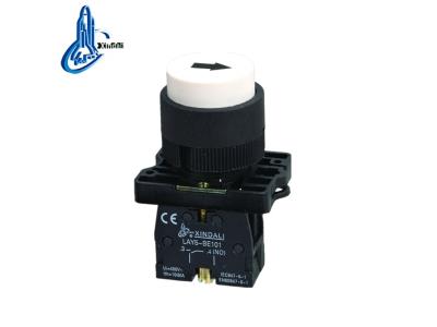 Import LAY5-EL3341 arrow plastic spring return convex push button with marked from chinese wholesale supplier and manufacturer