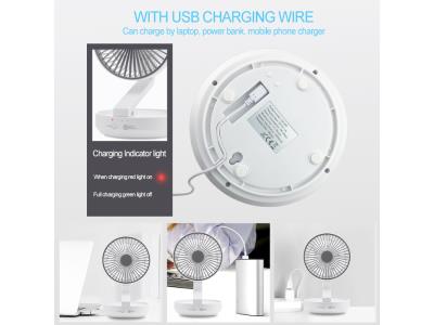 Import Qbill Rechargeable Foldable USB and battery air circulating table fan from chinese wholesale supplier and manufacturer