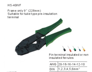 Import RATCHET TYPE TERMINAL CRIMPING TONGS from chinese wholesale supplier and manufacturer