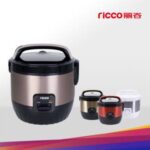 Import RICCO New design deluxe rice cooker with gary stainless steel body 1.8L rice cooker 10cups from chinese wholesale supplier and manufacturer