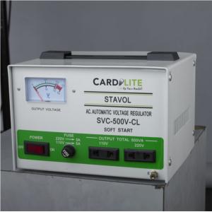 Import Ruikang Servo type automatic voltage stabilizer500VA 1000VA 1500VA 2000VA 3000VA 5000VA from chinese wholesale supplier and manufacturer