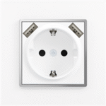 Import Schuko / German socket with double built-in USB from chinese wholesale supplier and manufacturer