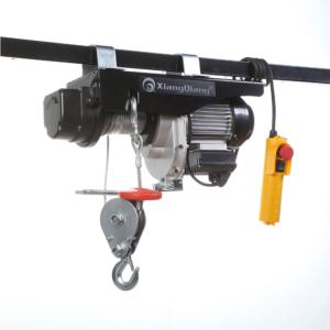 Import Single-phase electric wire rope hoist with double limits from chinese wholesale supplier and manufacturer