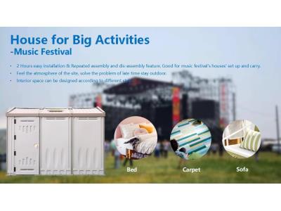Import Temporary Living House for Big Activities from chinese wholesale supplier and manufacturer