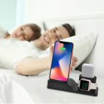 Import 3 in 1 QI certified wireless charging station for phone and airpods from chinese wholesale supplier and manufacturer