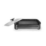 Import Die cast aluminum electric grill reversible pan with non-stick surface HP3724 from chinese wholesale supplier and manufacturer