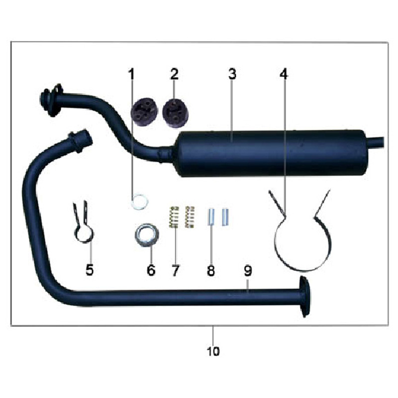 Import Motor Tricycle Muffler from chinese wholesale supplier and manufacturer