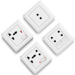 Import Factory customized British Standard Wall socket 86mm*86mm/146mm13A socket and light switch 220V-250V~ from chinese wholesale supplier and manufacturer